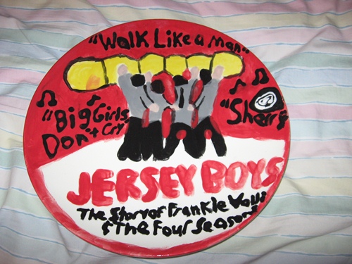 Jersey Boys Ceramic Plate