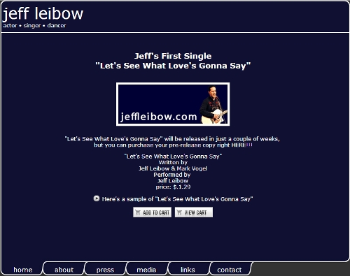 Jeff Leibow Web Site