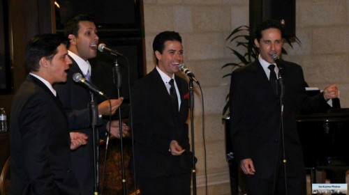 Deven May, Buck Hujabre, Graham Fenton & Jeff Leibow Performing at the NF VIP Event