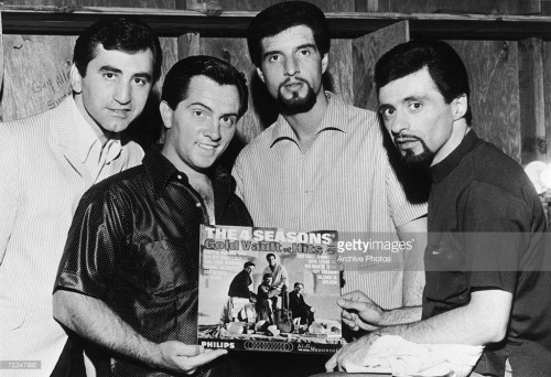 Joe Long, Tommy DeVito, Bob Gaudio, and Frankie Valli (Photo Credit: Getty Images)