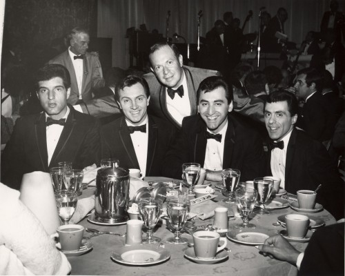 Bob Gaudio, Tommy DeVito, Joe Long, and Frankie Valli