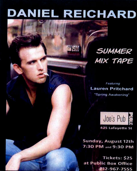 Jersey Boy Daniel Reichard's Summer Mix Tape