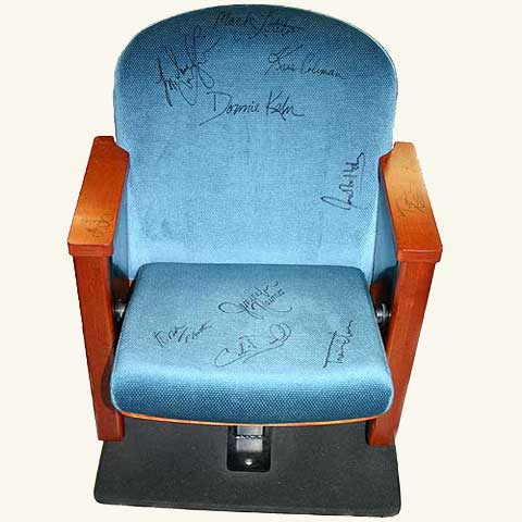 Signed Jersey Boys Theatre Seat