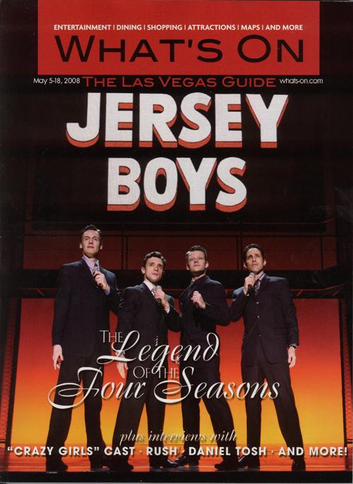 Jersey Boys on the cover of "What's On"