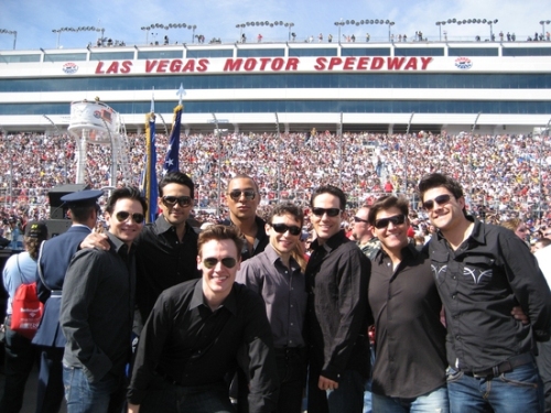 JB Vegas Cast Members at NASCAR