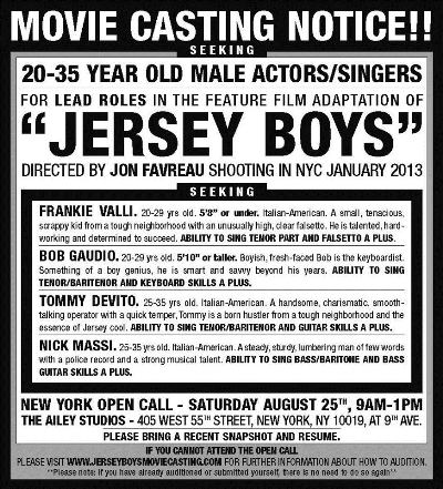 JB Movie Open Call NYC