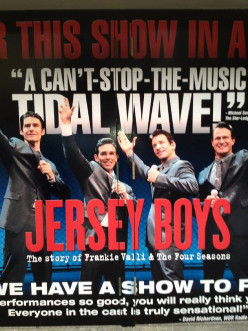 Jersey Boys Broadway Four Seasons: Drew Gehling, Dominic Scaglione, Jr., Andy Karl, & Matt Bogart