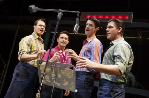 The current JB Broadway Four Seasons: Matt Bogart, Ryan Molloy, Drew Gehling & Richard H. Blake (Photo Credit: BroadwayWorld.com)
