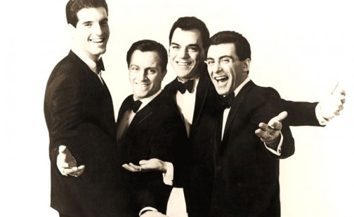 The Four Seasons (Bob Gaudio, Tommy DeVito, Nick Massi, Frankie Valli), circa 1964