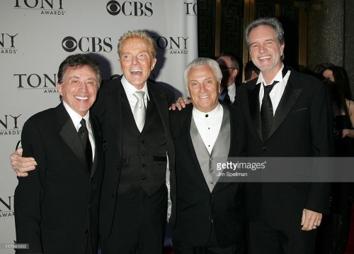 Frankie Valli, Bob Crewe, Tommy DeVito, and Bob Gaudio (Photo Credit: Jim Spellman, Getty Images)
