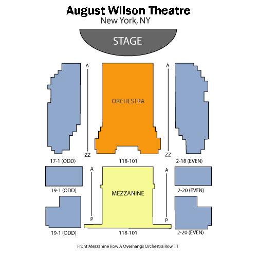 August Wilson Theater Seating Chart