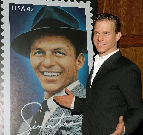 Christian Hoff at the Frank Sinatra Commemorative Stamp release.