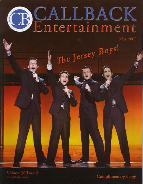 Jersey Boys Las Vegas Cast Cover on Callback Entertainment