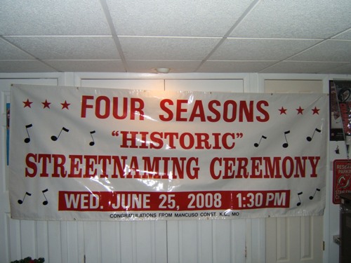 Four Seasons Street Naming Banner
