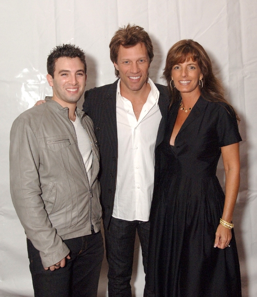 Jarrod Spector, Jon Bon Jovi,and Lisa Gaudio
