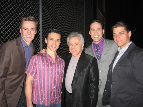 Frankie Valli with JB Vegas Cast
